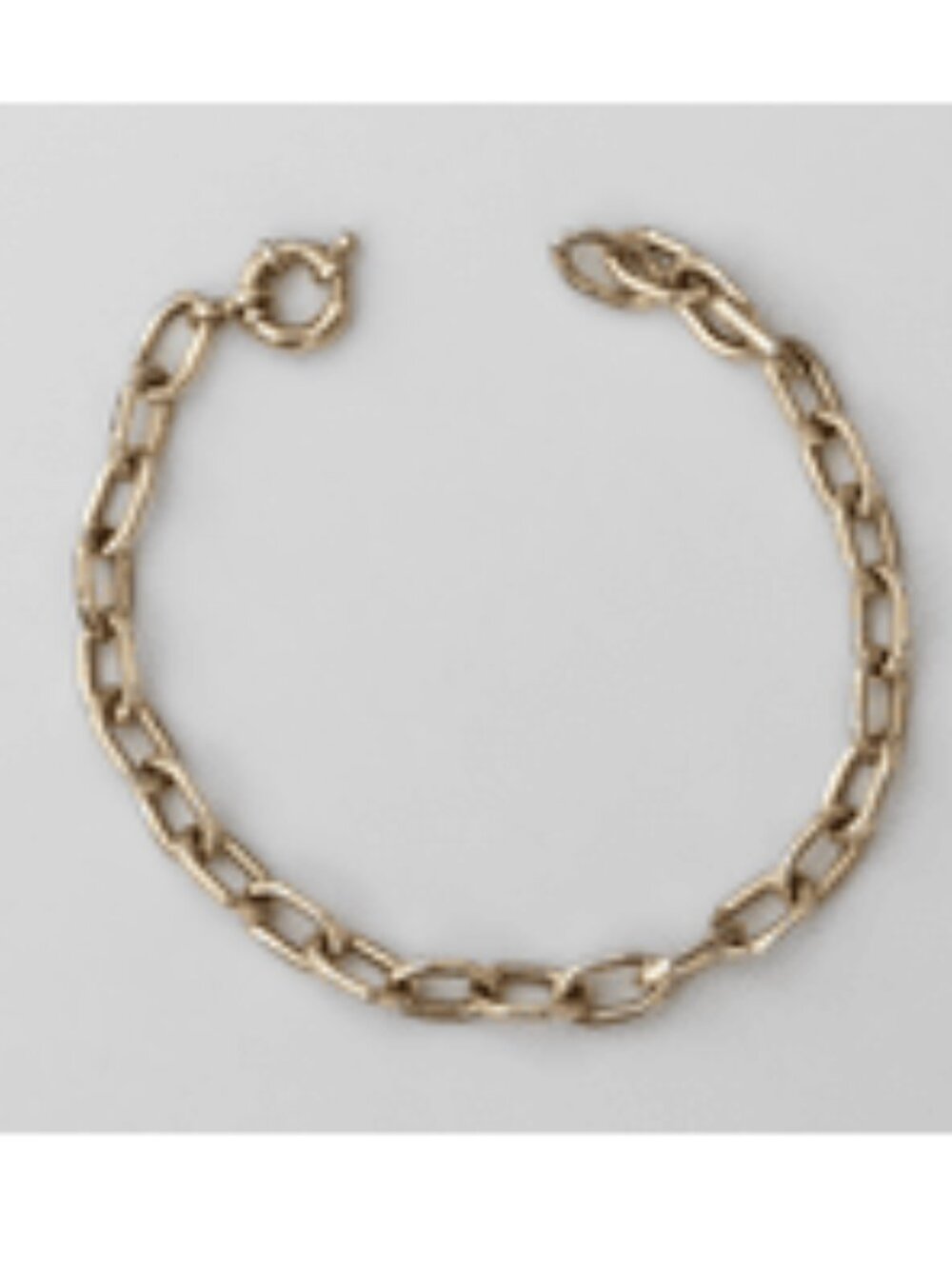 Logan Hollowell Gold Alchemy Link Bracelet with Hoop Closure